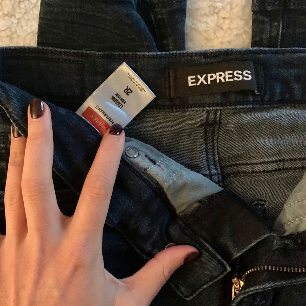 Express High Rise Jegging - Picture 3 of 3